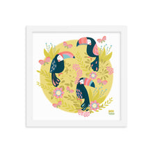 Load image into Gallery viewer, TOUCAN IN SPRING - Framed poster