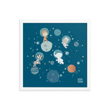 Load image into Gallery viewer, SPACEY JUNGLE - Framed poster