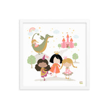 Load image into Gallery viewer, FAIRY PRINCESSSES - Framed poster