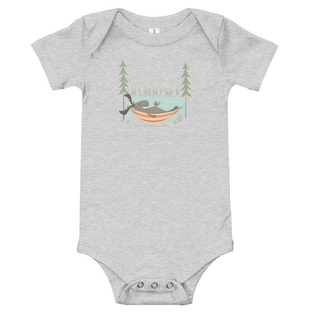 SNOOZEY MOOSE - Baby short sleeve one piece