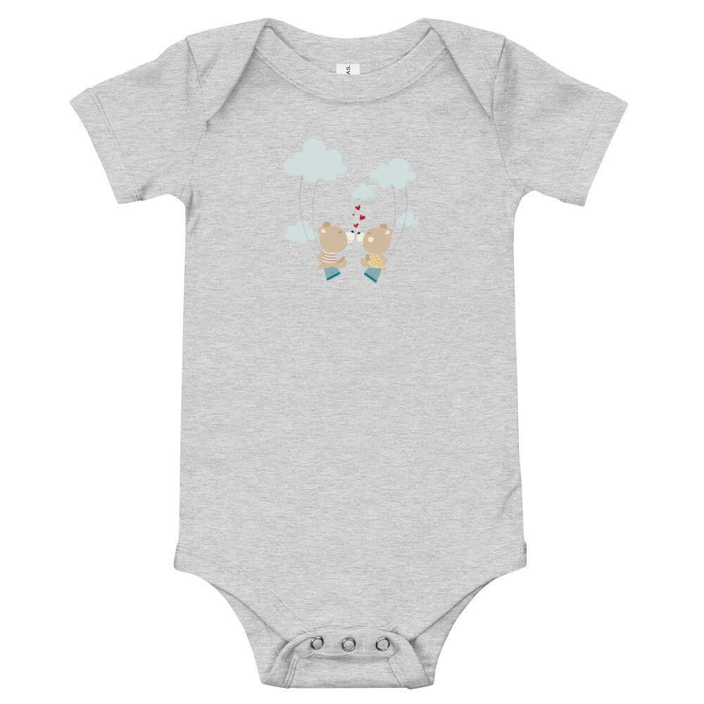 TEDDY LOVE - Baby short sleeve one piece