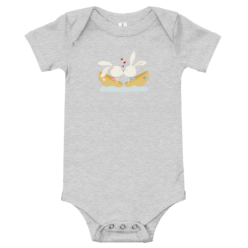 BUNNY LOVE - Baby short sleeve one piece