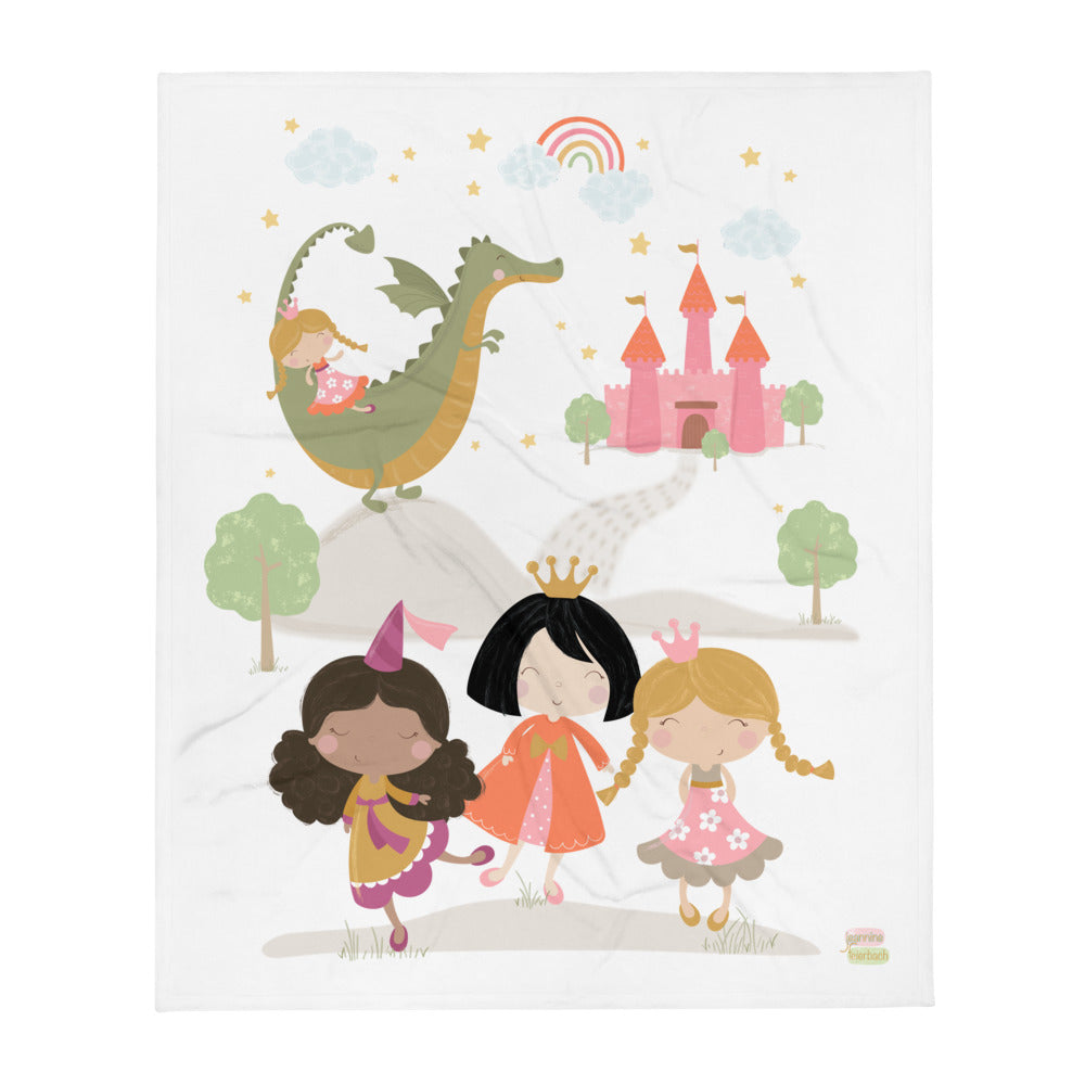 FAIRY PRINCESSES - Throw Blanket