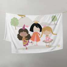 Load image into Gallery viewer, FAIRY PRINCESSES - Throw Blanket
